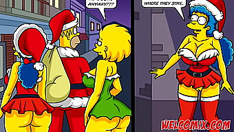 Christmas Charity Turned Erotic: Husband Donates Wife To The Needy In Risqué Simpsons Cartoon