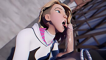 Spider-Gwen'S Big Ass And Deepthroat Skills Will Leave You Breathless